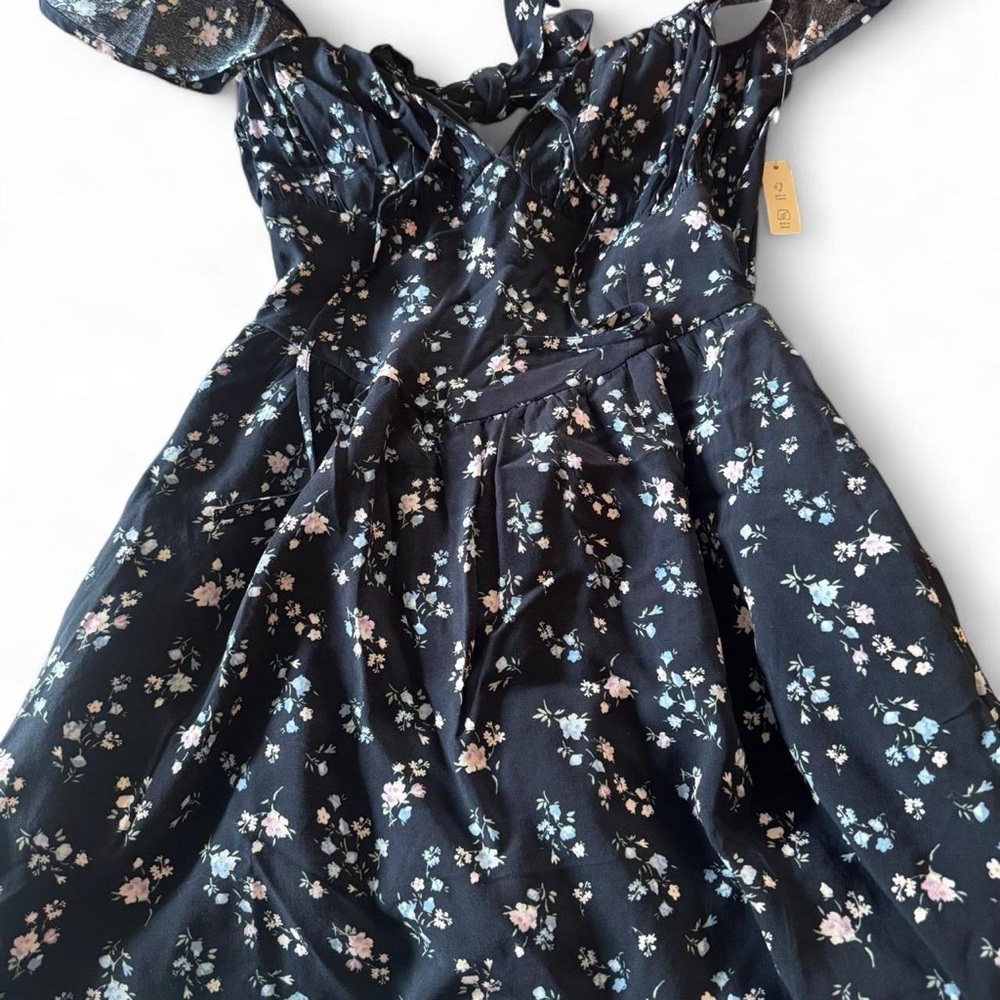 Hollister tie mini dress